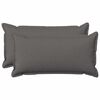 vidaXL Cushion Cover 2 pcs HOUTEN Light Grey 40 x 70 cm Faux Linen