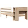 vidaXL Bookcase Bed without Mattress 90x190 cm Single Solid Wood Pine