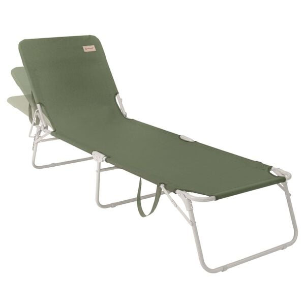 Outwell Folding Sunlounger Tenby Vineyard Green