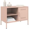 vidaXL TV Cabinets 2 pcs Pink 68x39x50.5 cm Steel