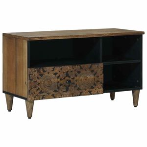 vidaXL TV Cabinet Brown 80 x 33 x 46 cm Solid Mango Wood