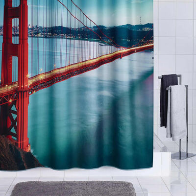 RIDDER Shower Curtain San Francisco 180x200 cm