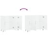 vidaXL Sideboard White 90x34x80 cm Engineered Wood