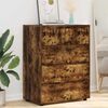 vidaXL Storage Cabinets 2 pcs Smoked Oak 80 x 48 x 105 cm