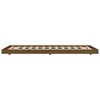 vidaXL Bed Frame without Mattress Honey Brown 100x200 cm Solid Wood Pine