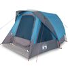 vidaXL Family Tent Cabin 6-Person Blue Waterproof
