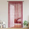 vidaXL String Curtains 2 pcs 100x250 cm Burgundy