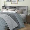vidaXL Headboard Cabinet Grey Sonoma 220x19x103.5 cm