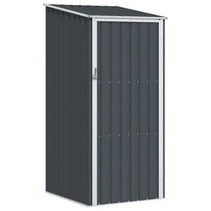 vidaXL Garden Shed Anthracite 87x98x159 cm Galvanised Steel
