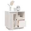 vidaXL Bedside Cabinets 2 pcs White 50x34x50 cm Solid Wood Pine