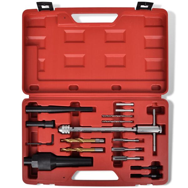 vidaXL Glow Plug Removal Thread Repair Set for Audi Seat VW Mercedes Opel