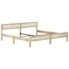 vidaXL Bed Frame without Mattress Solid Mango Wood 200 cm