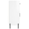 vidaXL Sideboard High Gloss White 69.5x34x90 cm Engineered Wood