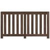 vidaXL Radiator Cover Brown Oak 149x20x82 cm Engineered Wood