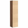 vidaXL Bookcase Brown Oak 31x24x127 cm Engineered Wood
