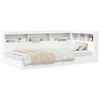 vidaXL Bookcase Bed with Headboard White 100 x 200 cm Engineered wood