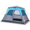 vidaXL Family Tent Dome 6-Person Blue Quick Release