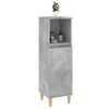 vidaXL Bathroom Cabinet Concrete Grey 30x30x100 cm Engineered Wood