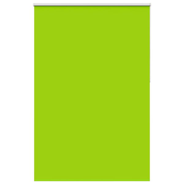 vidaXL Roller Blind Blackout Leaves Green 150x210 cm Fabric Width 146.6 cm Polyester