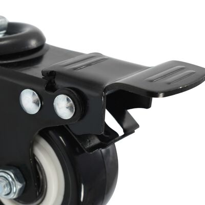 vidaXL 12 pcs Swivel Casters with Brakes 50 mm