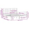 vidaXL Bed Frame without Mattress Super King Size Solid Wood