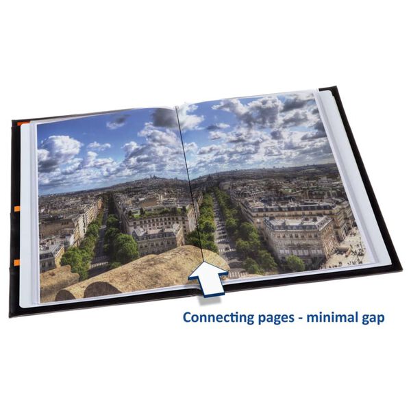 rillstab Display Book A4 Ambassador Luxe 30 Pockets Black