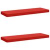vidaXL 2-Piece Bench Cushions VUGHT 2 pcs 100% Polyester Red