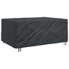 vidaXL Furniture Cover Plain Black 220 x 150 x 85 cm 210D