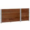 vidaXL Pallet Collars 3 pcs Brown 100x50 cm Solid Wood Pine