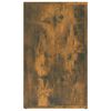 vidaXL Bedside Cabinet Smoked Oak 50x36x60 cm Engineered Wood