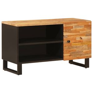 vidaXL TV Cabinet with Shelf Brown 80 x 33 x 46 cm Solid Mango Wood