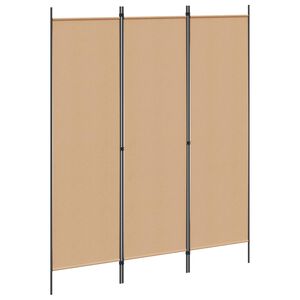 vidaXL 3-Panel Room Divider White 150x180 cm