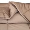 vidaXL Summer Duvet Gold 200 x 135 cm Satin and Microfiber