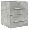 vidaXL Sink cabinet Concrete Grey 38.5 x 41 x 48 cm Engineered Wood