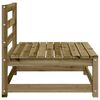 vidaXL Garden Sofas Armless 2 pcs 70x70x67 cm Impregnated Wood Pine