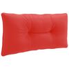 vidaXL Back Cushion PUTTEN 100% Polyester Red 70 x 40 x 10 cm