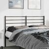 vidaXL Metal Replace Headboard Black 135 cm