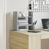 vidaXL Desk Organiser Grey Sonoma 38.5x17x39 cm Engineered wood