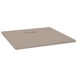 vidaXL Shower Base Tray SMC Brown 90x80 cm