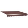 vidaXL Manual Retractable Awning Brown 300x250 cm