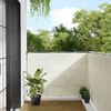vidaXL Balcony Screen Cream 120x700 cm 100% Polyester Oxford