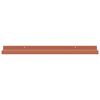 vidaXL Wall Shelf with Shelf 2 pcs Red 60 x 9 x 3 cm Engineered Wood
