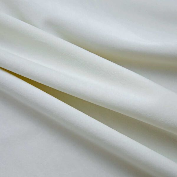 vidaXL Blackout Curtains with Rings 2 pcs Velvet Cream 140x175 cm