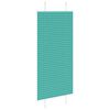 vidaXL Pleated Blind Petrol Green 65x100 cm Fabric Width 64.4 cm Polyester