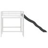 vidaXL Kids'Loft Bed Frame with Slide White and Anthracite