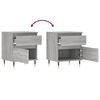 vidaXL Bedside Cabinets 2 pcs Grey Sonoma 40x35x50 cm Engineered Wood