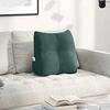 vidaXL Back Pillow Dark Green 45 x 24 x 50 cm Velvet