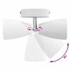 vidaXL Ceiling Spotlight with Spotlights White 8 x 8 x 14 cm Metal