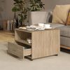 vidaXL Coffee Table Sonoma Oak 55x55x40 cm Engineered Wood