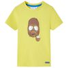 vidaXL Kids' T-shirt with Short Sleeves Yellow 92